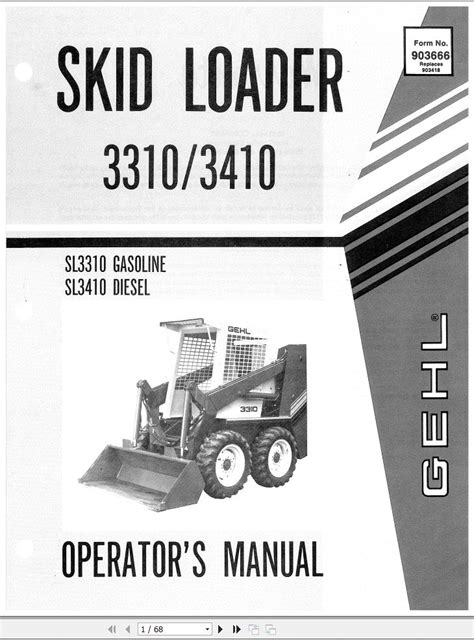 gehl 3310 skid steer problems|gehl skid steer problems.